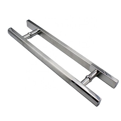 South America Market Tempered Stainless Steel Glass Shower Door Handle For Bathroom Use